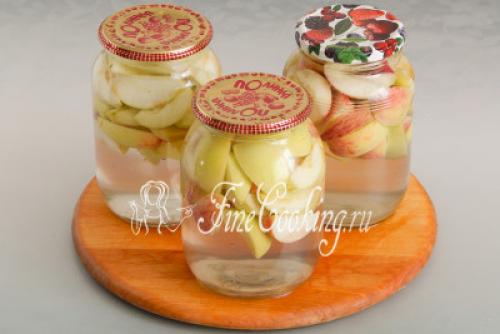 Рецепт яблочного компота на зиму. Компот из яблок на зиму