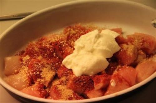 Маринованная в сметане курица. Курица, маринованная в сметане