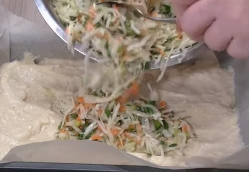 Капустный пирог заливной. Заливной пирог с капустой на сметане — пошаговый рецепт