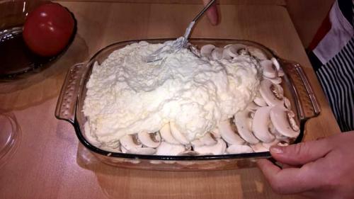 Запеканка с куриным филе с грибами. Запеканка с куриным филе и грибами