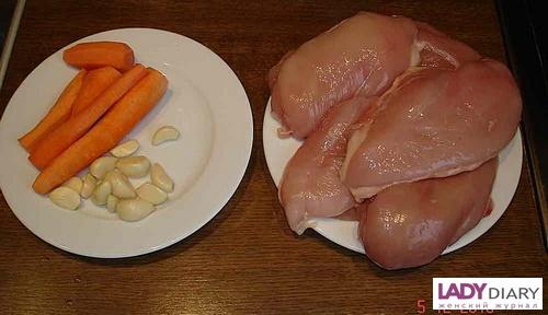 Буженина из куриного филе в микроволновке. 