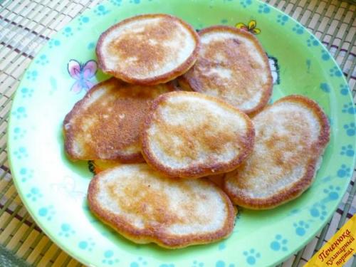 Оладьи из переспелых бананов. Описание рецепта: