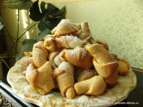 Рогалики студенческие рецепт. Рогалики "студенческие."