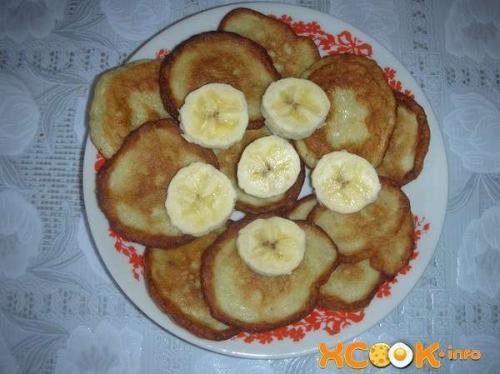 Оладьи из банана и яйца с мукой. Банановые оладьи с мукой – пошаговый рецепт с фото, как их приготовить без молока