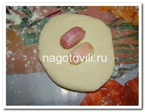 Пирожки с карамельками. Пирожки с конфетами