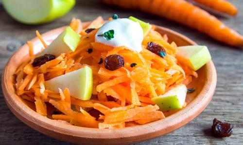 Салаты из моркови