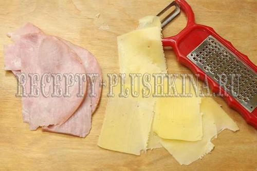 Слойки с ветчиной и сыром из слоёного теста. Слойки с ветчиной и сыром из слоеного теста