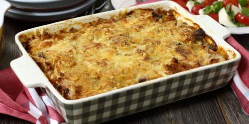 Рецепты вторых блюд на каждый день. Запеканка из макарон с фаршем