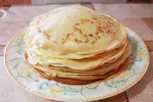 Очень вкусные блинчики на молоке к завтраку