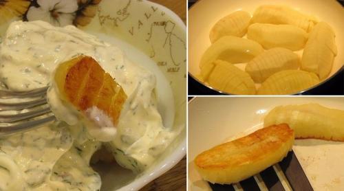 Жареная картошка в чесночном соусе. Вкуснейшая и простая жареная картошка под соусом.