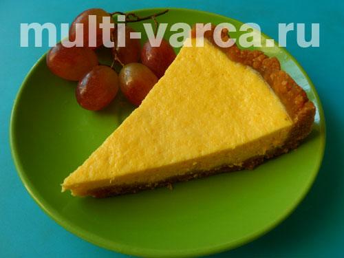 Тыквенный чизкейк В мультиварке. Творожно-тыквенный чизкейк