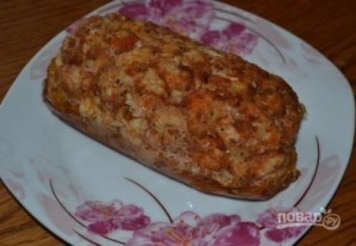 Мраморный рулет куриный. "Мраморный рулет" (мясная нарезка из курицы)