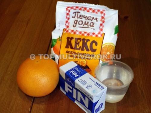 Грейпфрутовый кекс в мультиварке. Апельсиновый кекс с кусочками грейпфрута