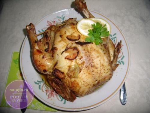 Курица в рукаве с яблоками. Курица с яблоками в рукаве