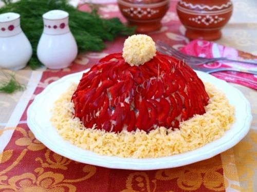 Салат Красная шапочка. Салат «Красная шапочка»