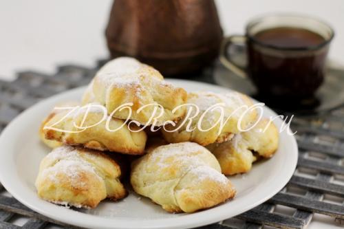 Рогалики с повидлом на сметане. Рогалики на сметане (пошаговые фото)