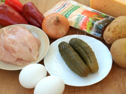 Салат Красная шапочка. Салат «Красная шапочка»