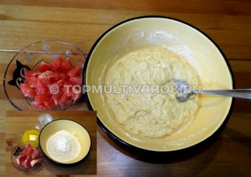 Грейпфрутовый кекс в мультиварке. Апельсиновый кекс с кусочками грейпфрута