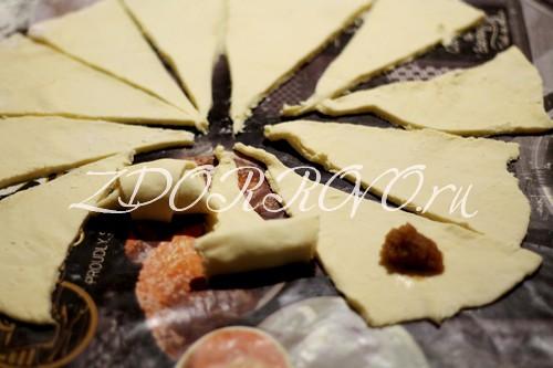 Рогалики с повидлом на сметане. Рогалики на сметане (пошаговые фото)