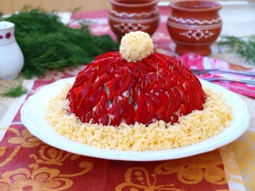 Салат Красная шапочка. Салат «Красная шапочка»
