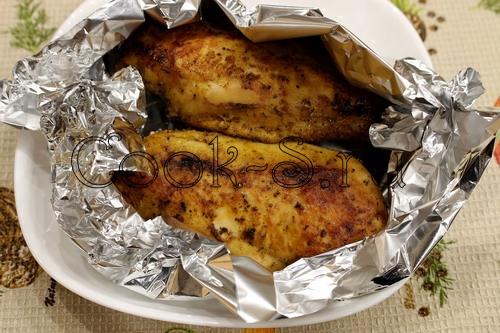 Курица для бутербродов в духовке в фольге. Курица для бутербродов