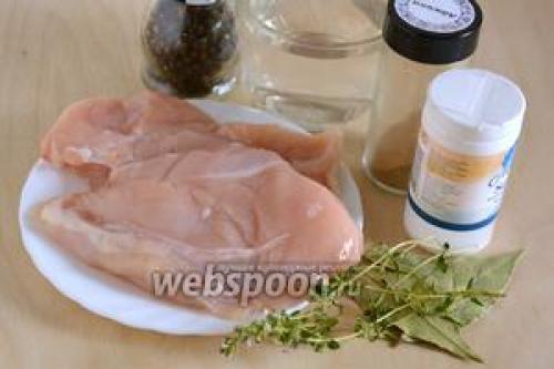 Курица для бутербродов вместо колбасы в мультиварке. Куриная грудка «бутербродная» в мультиварке