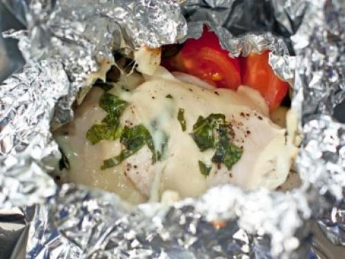 Куриная грудка, запеченная в духовке по-французски