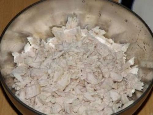 Лаваш с курицей и сыром