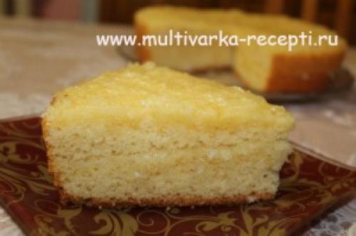 Лимонный нежный пирог в мультиварке. Пирог «Лимонник» в мультиварке