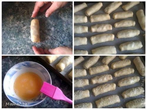 Пирожки с мясом тонкое тесто. 