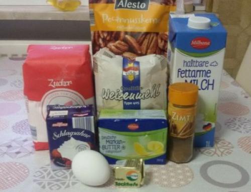 Липкие булочки с корицей грецкими орехами и карамельным соусом. Булочки с корицей, карамельным соусом и орехами пекан