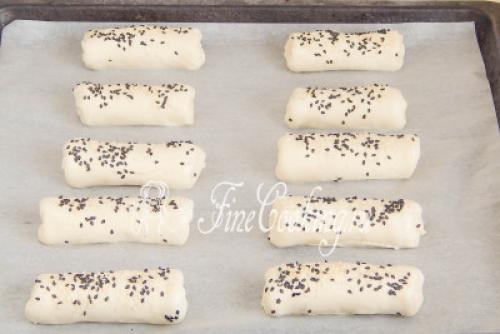 Слойки с ветчиной и плавленым сыром. Ингредиенты: