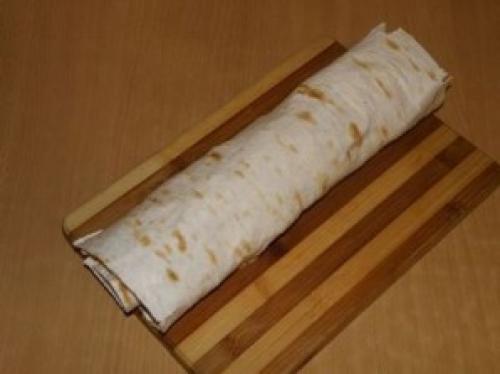 Лаваш с курицей и сыром