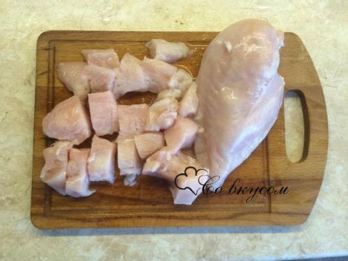 Сочная запеканка из куриного филе. Ингредиенты