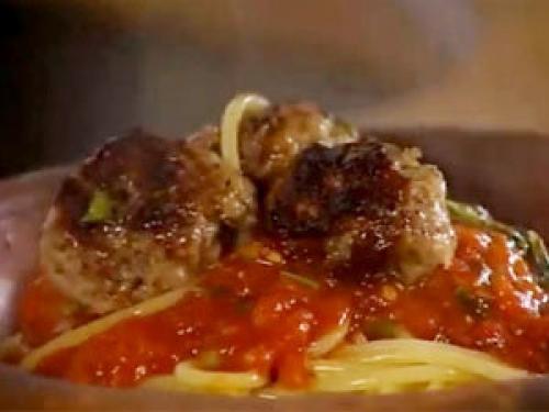 Паста с фрикадельками от джейми оливера. Быстрые фрикадельки с томатным соусом и спагетти