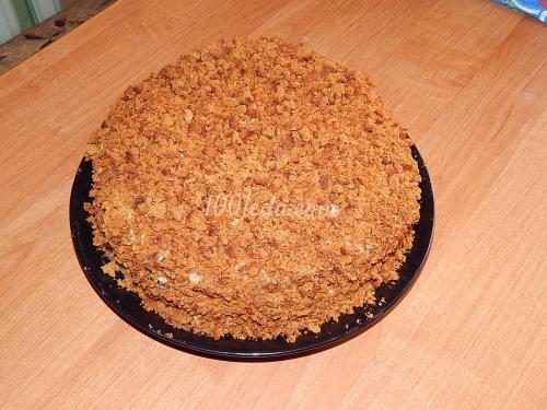 Бисквитный медовик со сметанным кремом: пошагово с фото