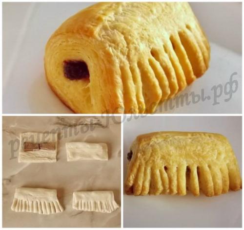 Формы из слоеного теста. Формы слоек: разные виды булочек. Часть 3