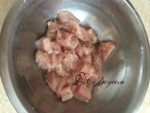 Сочная запеканка из куриного филе. Ингредиенты