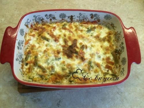 Сочная запеканка из куриного филе. Ингредиенты