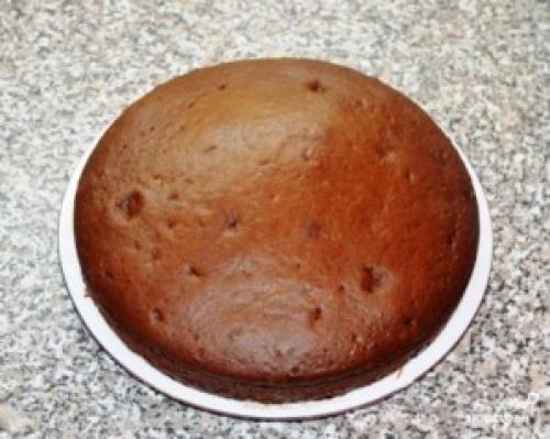 Домашний торт с вишней