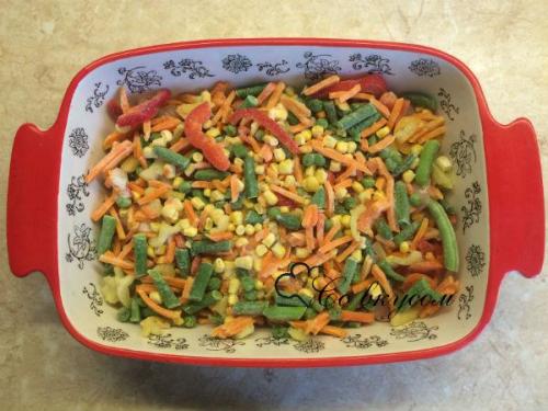 Сочная запеканка из куриного филе. Ингредиенты