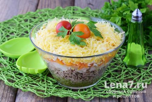 Оригинальный рецепт салата «Зимняя сказка»