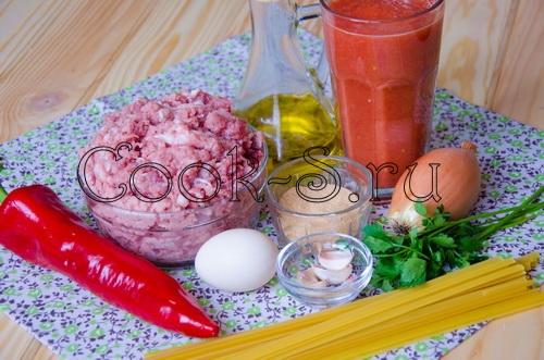 Фрикадельки с пастой в томатном соусе рецепт. Паста с фрикадельками