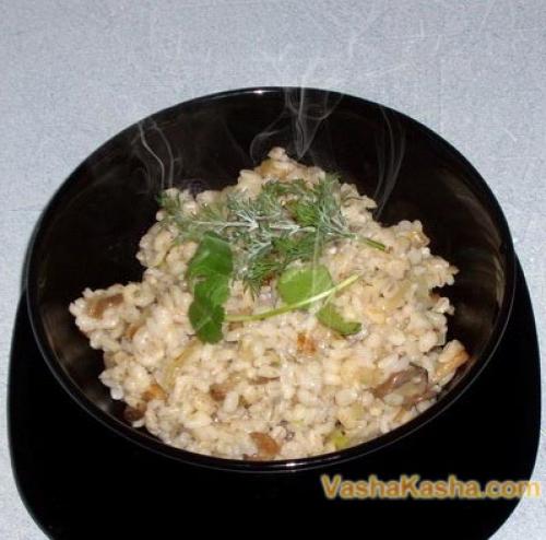 Вкуснейшая перловка с грибами. Рецепт приготовления перловой каши с грибами