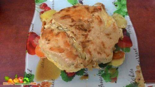 Куриная запеканка с овощами в мультиварке