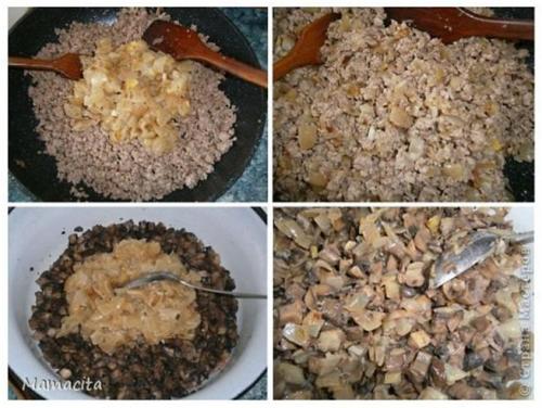 Пирожки с мясом тонкое тесто. 