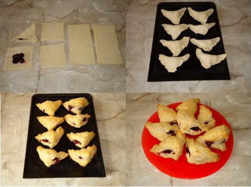 Формы из слоеного теста. Формы слоек: разные виды булочек. Часть 3