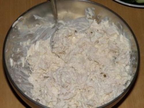 Лаваш с курицей и сыром