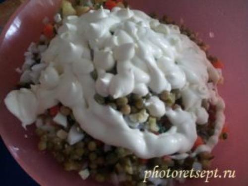 Салат зимний. 
