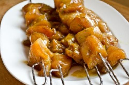 Курица, маринованная в соевом соусе